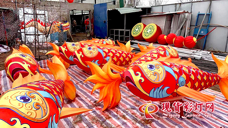 龍魚(yú)彩燈現(xiàn)貨,現(xiàn)貨花燈