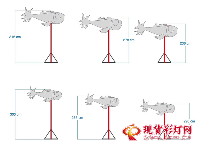 龍魚(yú)彩燈現(xiàn)貨,現(xiàn)貨花燈