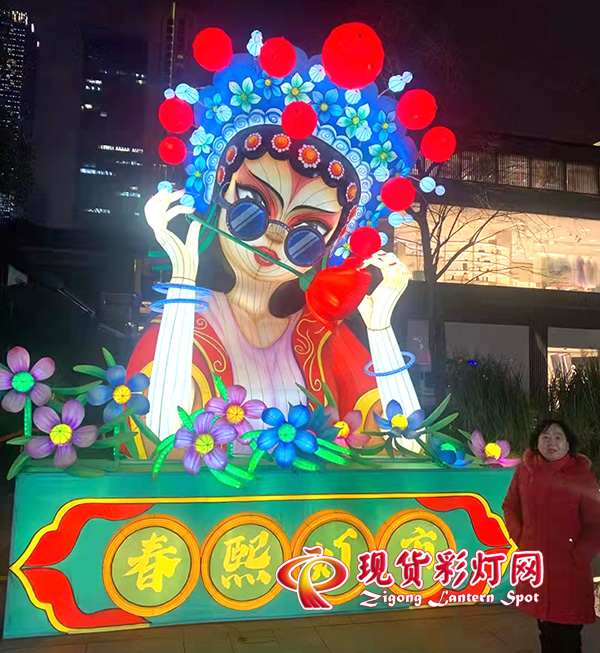 春熙燈市花燈實(shí)景展出效果