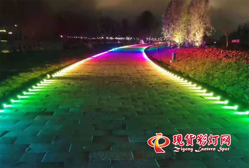 LED步道燈，網(wǎng)紅步道燈，公園走道燈，七彩樓梯燈